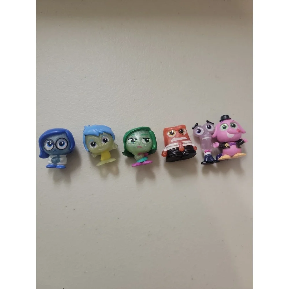 Disney Doorables Inside Out Lot of 6 mini doll figures